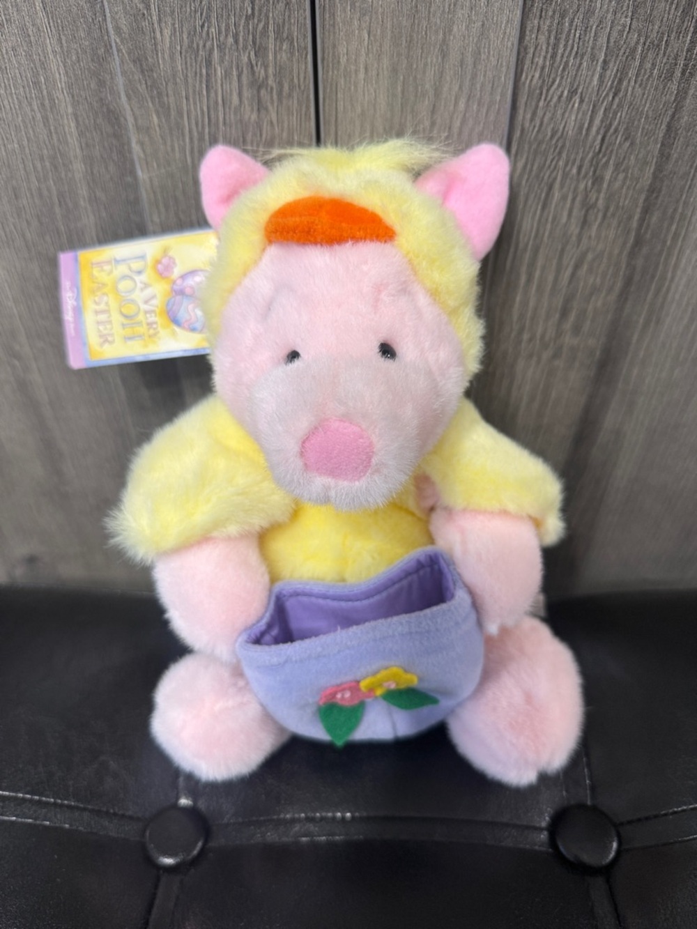 Disney Winnie The Pooh's Friend Piglet As Easter Chick Beanie Plush Toy With Tag